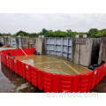 Sistema de barrera de defensa de inundaciones de plantas de polvo